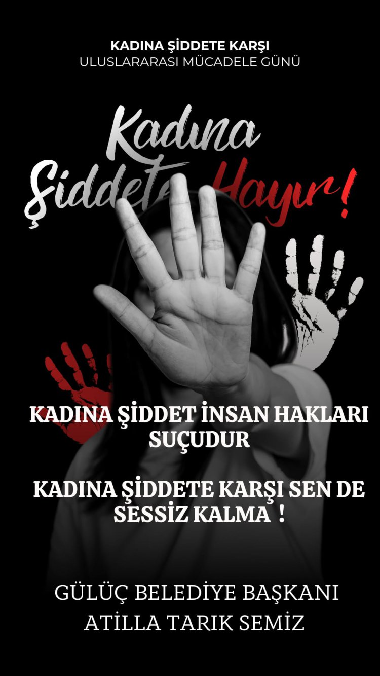 KADINA ŞİDDETE HAYIR !