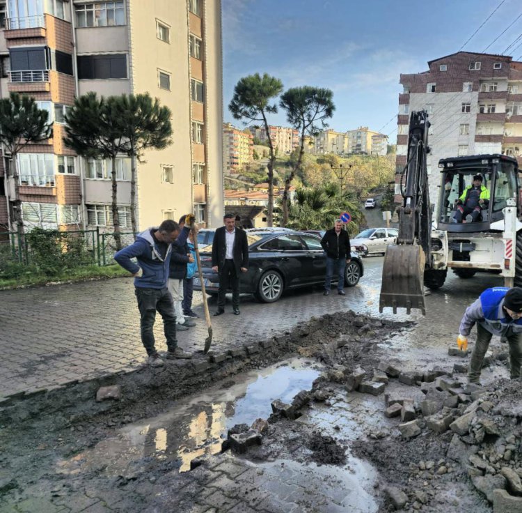 BAŞKAN SEMİZ ÇALIŞMALARI YAKINDAN TAKİP EDİYOR..