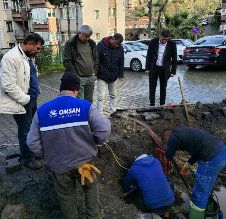 BAŞKAN SEMİZ ÇALIŞMALARI YAKINDAN TAKİP EDİYOR..