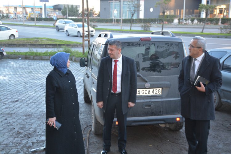 BAŞKAN SEMİZ SAHADA İNCELEMELERDE BULUNDU...