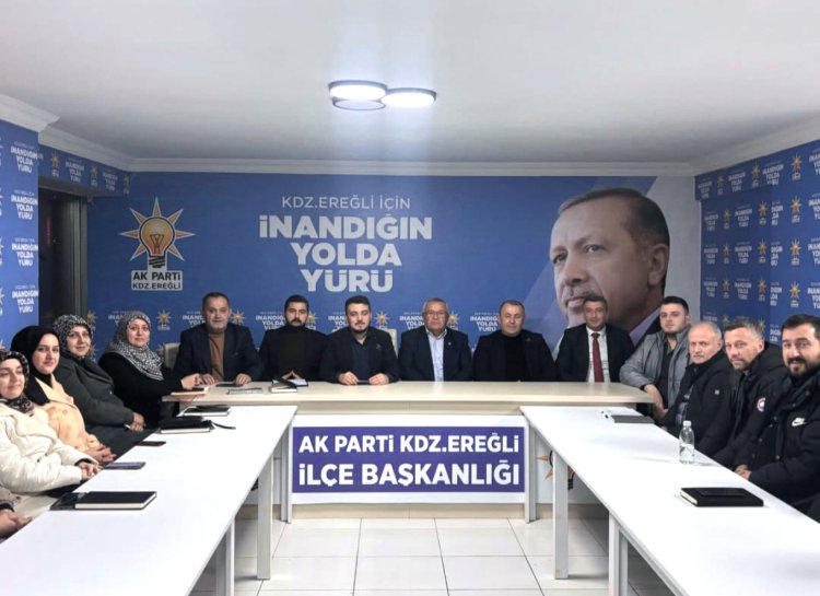 BAŞKAN SEMİZ AK PARTİ KDZ EREĞLİ TEŞKİLATINDA TOPLANTIYA KATILDI