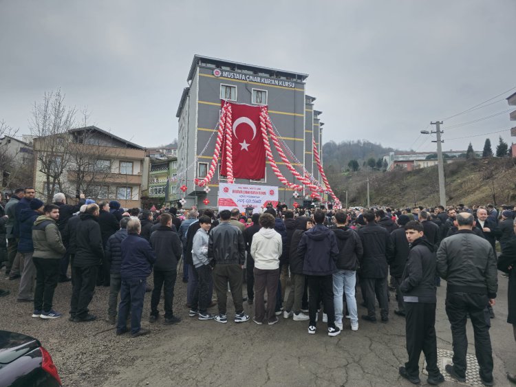 MUSTAFA ÇINAR KURSUNUN AÇILIŞINA KATILIM SAĞLADIK