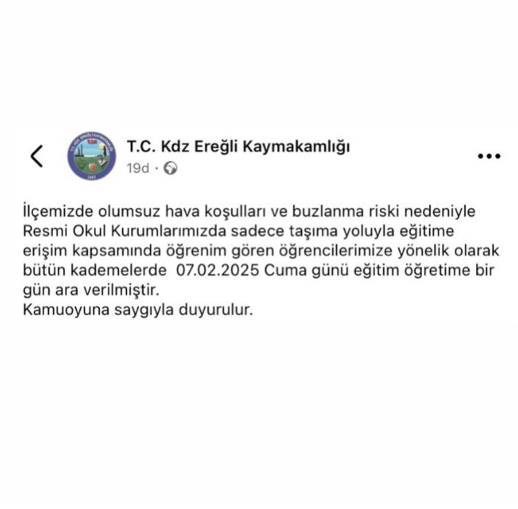 TAŞIMALI EĞİTİME BİR GÜN ARA