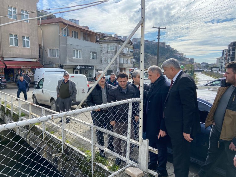 GÜLÜÇ BELEDİYE BAŞKANI SADIK RECEP KARA SAHADA İNCELEMELERDE BULUNDU