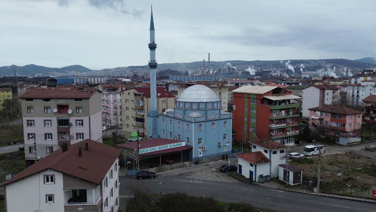 "Gülüç Site Cami Çevresinde Bakım Onarım  Çalışmaları Başladı"