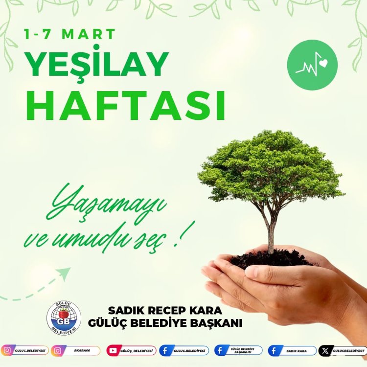 1-7 MART YEŞİLAY HAFTASI