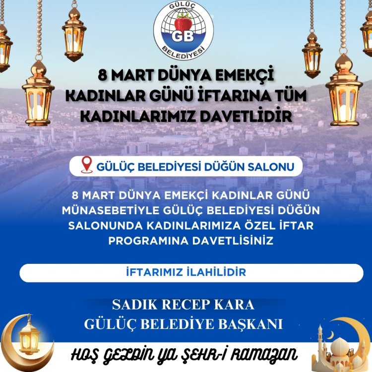 İFTARA DAVET